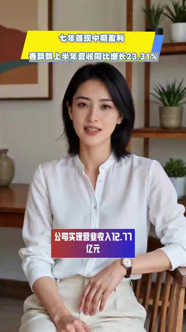 七年首现中期盈利 香飘飘上半年营收同比增长23.31%